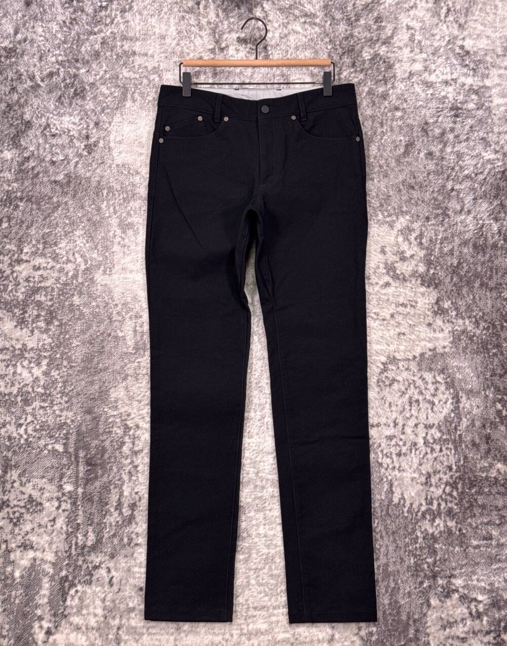 Outlier NYC Pants 31 x 33 Mens Bomb Dungaree Bombtwill 5 Pocket Black
